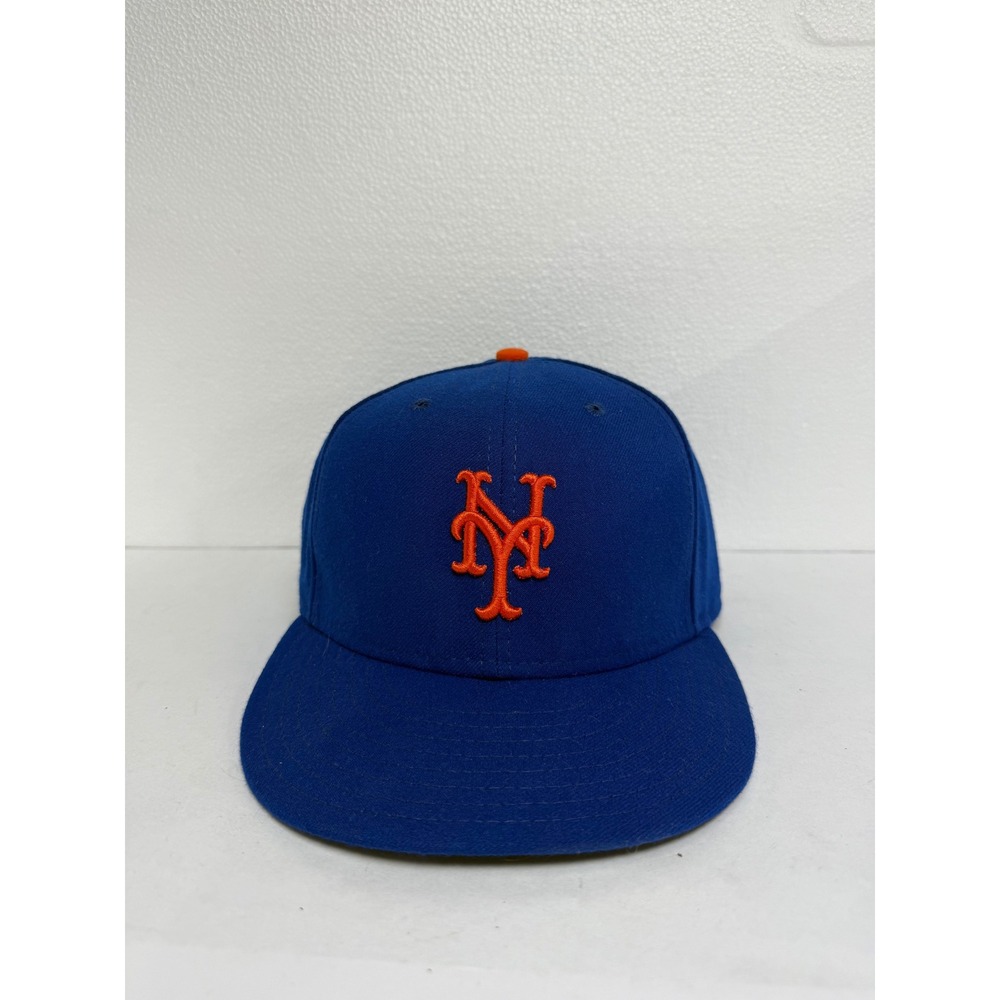 New Era Hat Mens 7 1/2‎ Blue New York Mets 59FIFTY Authentic On Field Fitted Cap